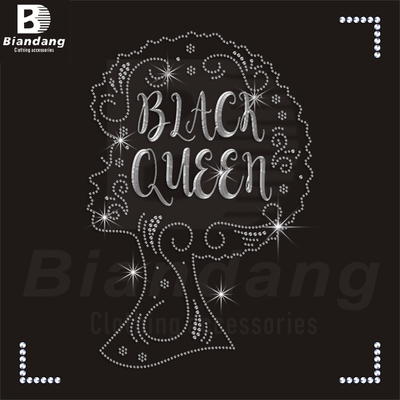 Mexico Rhinestone Template Mexicana Lady Design Rhinestone Template - Hot Fix Crystals