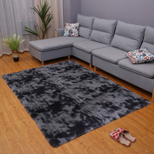 Tapis épais à poils longs de couleur unie, rectangulaire, rembourré, pour salon, chambre à coucher, tapis de sol - Product Image 4