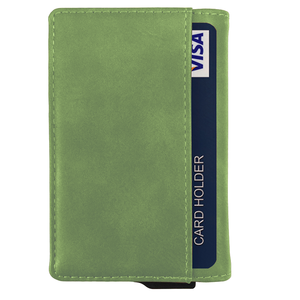 Slim Money Clip Rfid <b>Card</b> <b>Holder</b> <b>Wallet</b> Pop up <b>Card</b> <b>Holder</b> Rfid Blocking Aluminum Rfid Metal Business PU Short Fashion Unisex - Product Image 5