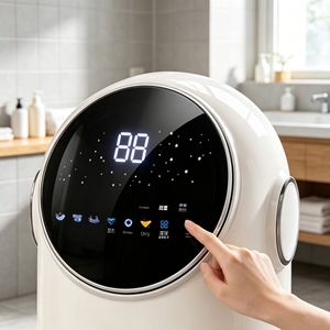 Portable Fully Automatic Atic All-In-One Mini Washing Machine With Ultraviolet Sterilization For Laundry Appliances Household