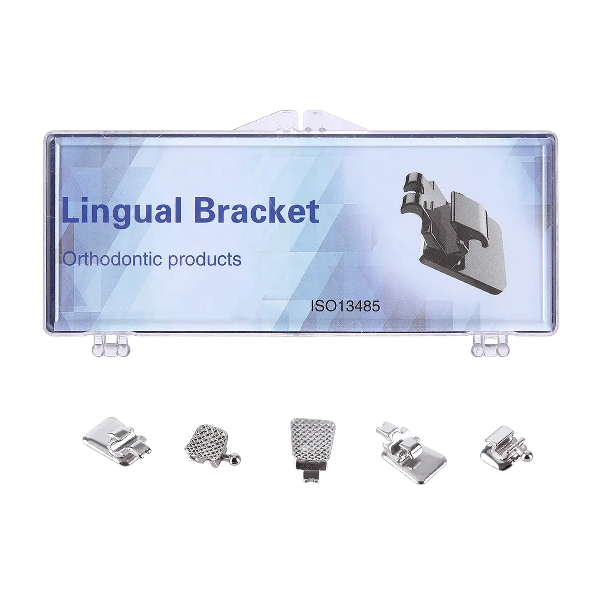 Großhandels preis Kiefer ortho pä disches Netz Basis metall Mini 018 Dental Lingual Bracket