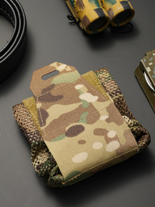 Sac de rangement tactique pliable en maille pour extérieur, avec cordon de serrage réglable, sac en maille pour bouteille d'eau et sac de recyclage portable - Product Image 2