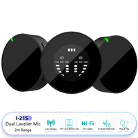 Microphone Lavalier Sans Fil pour Téléphone, Réduction de Bruit IA, Faible Latence 16ms, Portée 100M pour Vlogging et Interviews, Vente Directe Usine