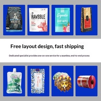 Sachets personnalisés réutilisables en plastique avec fermeture éclair, logo sur mesure pour l'emballage alimentaire (chips, snacks, bonbons, noix, fruits secs)