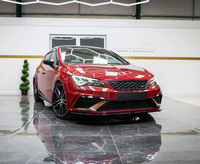 Personnalisation d'usine, cadre de phare antibrouillard en ABS noir brillant, cache de phare antibrouillard, grille pour Seat Leon Cupra/FR MK3.5 2016-2019