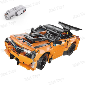 Moule roi 15006 MOC plastique RC sport voiture de course bricolage assemblage brique modèle enfants blocs de construction ensembles jouets - Product Image 1