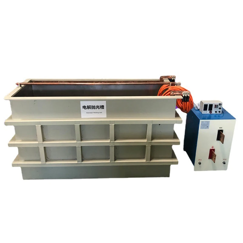 Полипропиленовый электролитический Полировочный антикоррозийный бак для гальванического покрытия, электрополировальный станок из нержавеющей стали для хромирования