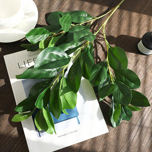 Planta Artificial de Alta Gama con Aspecto de Película Vegetal Nórdica, Hoja de Frijol, Estilo Bosque, Decoración para el Hogar y Bodas, Plantas Verdes Simuladas de 71 cm - Product Image 4