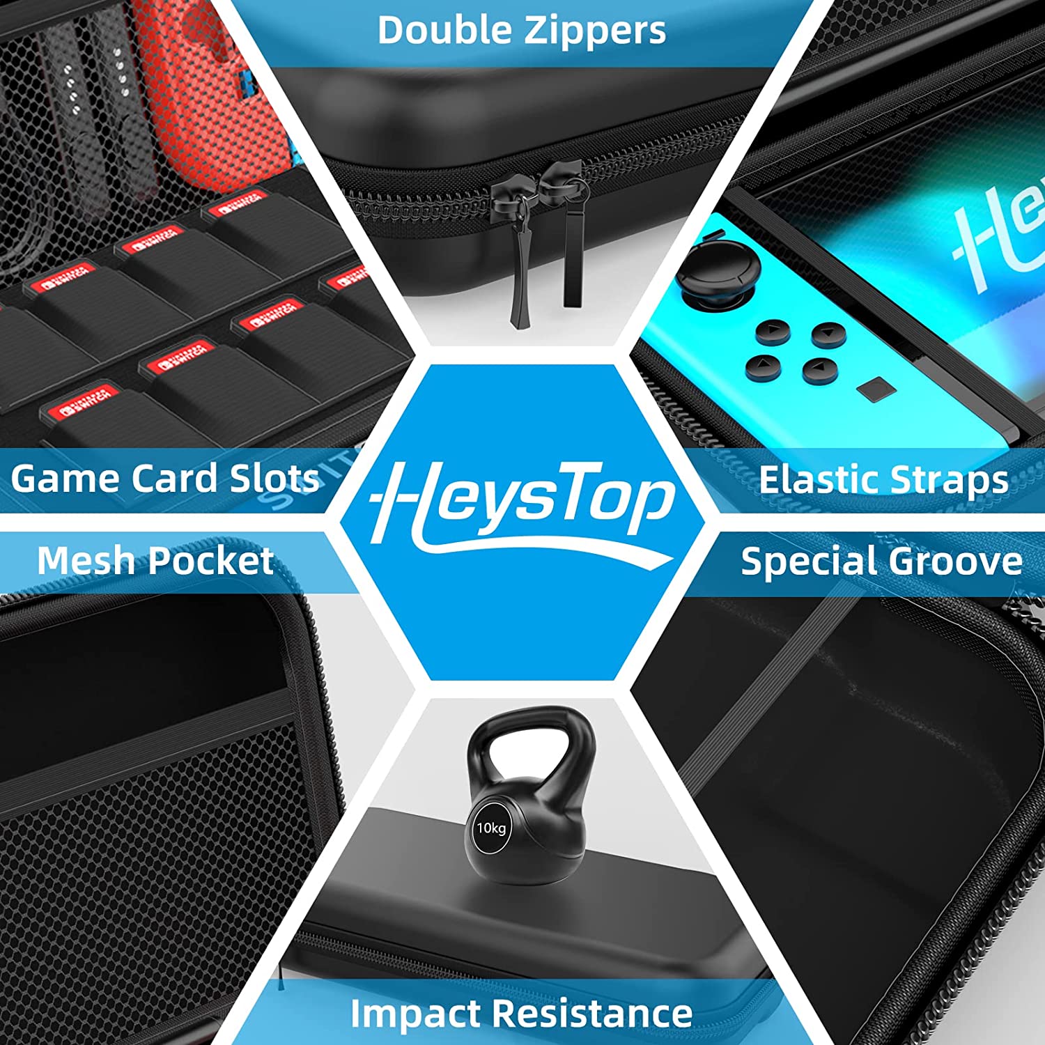 Nintendo Switch 9 in 1 Accessories Kit - Protection & Style