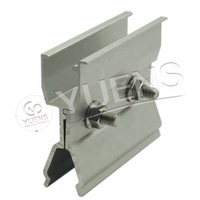 Support de montage de panneau solaire en aluminium AL6005-T5, système énergétique, mini-rails pour toit métallique, pour montage solaire, certifié ISO/CE