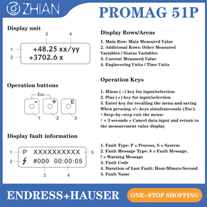 เซ็นเซอร์วัดการไหล E + H Proline Promag 51P ของแท้ 100% ราคาพิเศษ ลดราคา รับประกัน 1 ปี ฟลอว์มิเตอร์ - Product Image 5