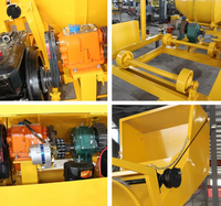 TopMai Bétonnière volumétrique 400L diesel-électrique à câble métallique, 14 m³/h, moteur 16 CV, garantie 1 an, haute efficacité opérationnelle
