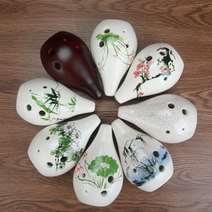 Nueva Ocarina de 6 Orificios, Tono Alto F, Vertical, Acabado Ahumado, Ocarina Profesional de Grado Profesional - Product Image 4
