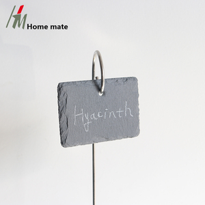 Crochets en métal avec une pierre en <span class=keywords><strong>ardoise</strong></span>, <span class=keywords><strong>d</strong></span>écoration de jardin, ornement de maison - Product Image 5