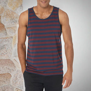 Débardeurs de sport respirants en polyester/coton tricoté pour hommes – Vêtements de musculation et de gym actifs pour l'été – Décoration personnalisée - Product Image 3