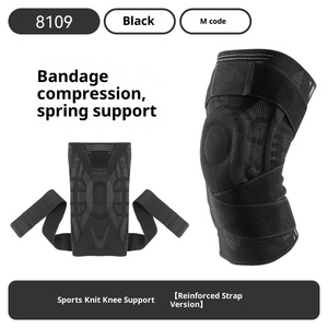 Genouillère de sport Boer, sangle en tricot, spandex, nylon, protection professionnelle, flexible, respirante, fine, pour <span class=keywords><strong>homme</strong></span> et femme, équitation, course à pied - Product Image 6