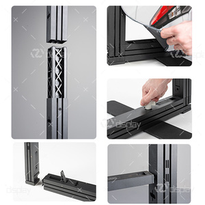 Mua phổ biến hiện đại 10x10ft xách tay Modular EXPO triển lãm triển lãm thương mại hiển thị 10x10 3x3 nhôm Triển Lãm Đứng trưng bày gian hàng - Product Image 6