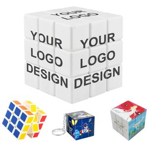 Top Quality Low Moq 5.5cm Magic Cube Promotional <b>Plastic</b> Color 3*3*3 Magic Cube Educational Toy for Kids - Product Image 2