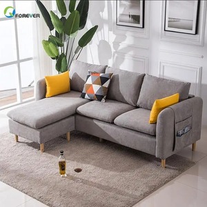 Nordic Fabric Sofa Set Modern Minimalist Square Reclining Revolving Modular Sofa Bed Storage Living Room <strong>Furniture</strong> - Product Image 3