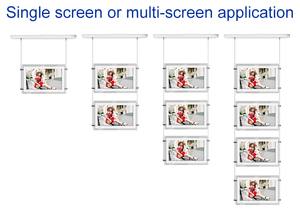 15.6 "bất động sản cơ quan cửa sổ treo kỹ thuật số biển với <span class=keywords><strong>LED</strong></span> hộp đèn/cửa hàng cửa sổ hiển thị - Product Image 3