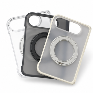 เคสกันกระแทกแบบหมุนได้ 360 องศา วัสดุ TPU PC สำหรับ iPhone Duo พร้อมบานพับป้องกันการตก ป้องกันรอยนิ้วมือ - Product Image 1