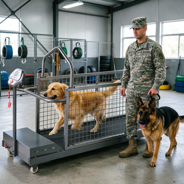 Heavy Duty Steel Dog Walking Treadmill for Large Breeds Durable Pet Agility Training Equipment Large Pet Exercise Machine
