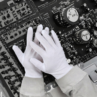 Gants de sécurité pour le travail industriel en coton blanc résistant à la chaleur pour diverses tâches Protection des mains essentielle
