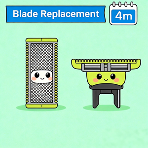 Tondeuse à barbe style One Blade, tondeuse pour le <span class=keywords><strong>visage</strong></span> <span class=keywords><strong>et</strong></span> le <span class=keywords><strong>corps</strong></span>, lame de rechange One Blade - Product Image 6