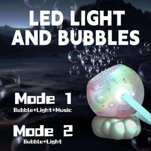 Máquina de Burbujas de Jabón Eléctrica para Exteriores, de Plástico, Totalmente Automática, con Proyección de Luz de Temática Espacial, Juguete, Regalo de Cumpleaños para Niños - Product Image 5