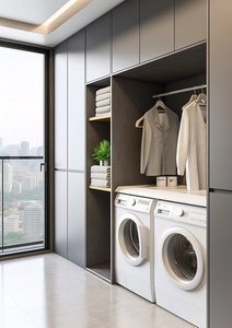 Hot-Selling <span class=keywords><strong>Armoire</strong></span> <span class=keywords><strong>à</strong></span> <span class=keywords><strong>linge</strong></span> peu encombrante avec évier en acier inoxydable et tiroirs de rangement pour la maison/buanderie - Product Image 2