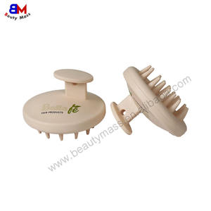 Brosse à shampoing personnalisée Brosse à shampoing de massage du cuir chevelu avec logo Brosse à shampoing de bain 2 en 1 avec manche antidérapant - Product Image 3