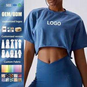 Camisetas deportivas unisex sueltas de verano transpirables de algodón al por mayor con logotipo personalizado - Product Image 1