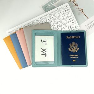 Funda para Pasaporte, Impermeable, de Cuero PU, Organizador de Documentos, Protector de Tarjetas, Accesorios de Viaje - Product Image 3