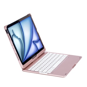 WITSPAD F11AS ทัชแพดขนาดเต็ม RGB แบ็คไลท์ 360 องศา หมุนได้ คีย์บอร์ดไร้สาย USB-C พร้อมเคสสำหรับ <span class=keywords><strong>iPad</strong></span> 10.9 นิ้ว/<span class=keywords><strong>Pro</strong></span> 11/Air 11 นิ้ว - Product Image 1