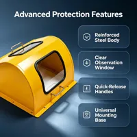 Protection personnalisée en acier inoxydable pour machines, enclos de sécurité, découpe laser EDM, protection pour usinage par électroérosion, OEM