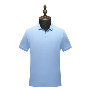 Polo à manches courtes, séchage rapide, couleur unie, tissu polyester, pour un usage quotidien - Product Image 3