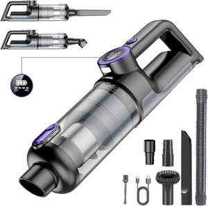 Aspiradora de Coche de Alta Potencia 14000PA, Soplador y Aspirador de Aire Comprimido Eléctrico con Luz LED - Product Image 1