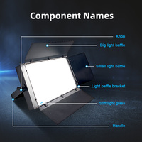 Lampu PAR LED 200W Grosir, Fleksibel, Tiga Warna, COB Blinder untuk Konser, Fotografi, dan Panel Penerangan Teater