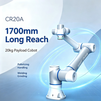 Robot collaboratif DOBOT CR20A, rayon d'action de 1700 mm, charge utile de 20 kg, 6 axes, coopération homme-machine, manipulateur cobot