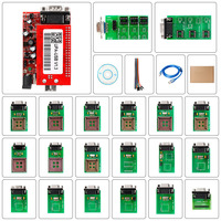 Programmateur USB UPA avec ensemble complet d'adaptateurs V1.3, programmateur universel de puces ECU Eeprom populaire pour la reprogrammation de puces ECU automobiles
