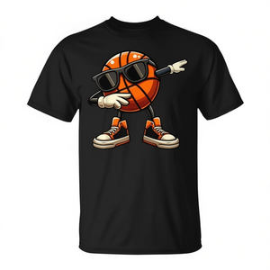 Camiseta Dabbing Basketball Ball Sunglasses, unisex, talla para adultos S M L XL XXL - Product Image 2