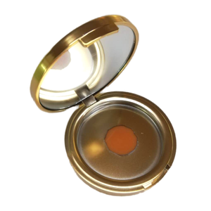 Factory Transparent Round ABS <b>Plastic</b> Compact Cosmetic Powder Packaging Case with <b>Mirror</b> Blush Case - Product Image 4