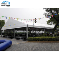 Tente de jardin en aluminium Barnum 10x10m 10x20m, tente de camping en plein air, tente gonflable robuste
