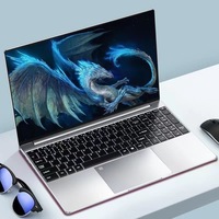 Laptop Tipis 15.6-Inci 2026 dengan Sensor Sidik Jari, Intel N100, RAM 16GB, SSD 256GB, Panel IPS Nirkabel, Notebook Gaming Murah Stok Terbatas