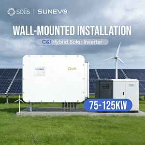Гибридный солнечный инвертор Solis 50 кВт для систем накопления энергии, совместимый с батарейными модулями, 75 кВт, 80 кВт, 90 кВт, 100 кВт, 125 кВт - Product Image 1