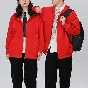 Sudaderas con Capucha Bordadas Personalizadas de Alta Calidad, Sudaderas Gruesas de Felpa de Algodón para Hombre, Sudaderas con Capucha con Cierre para Hombre - Product Image 2