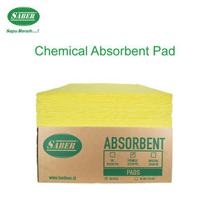 Almohadillas Absorbentes Químicas Premium SABER 200, No Reactivas, Capacidad de 9-11x, para la Limpieza Rápida de Derrames de Ácidos y Bases - Product Image 4