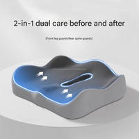 Coussins de siège en mousse à mémoire de forme confortables pour une longue assise, avec logo personnalisé, pour soulager la pression du coccyx, de la sciatique et du dos