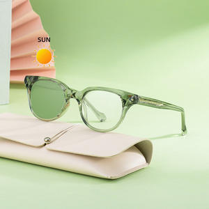 Gafas de Sol Fotocromáticas ZT-99310 para Mujer, Ovaladas, con Lentes de PC UV400, Montura de Metal y Plástico, Protección Solar, Gafas de Moda - Product Image 2