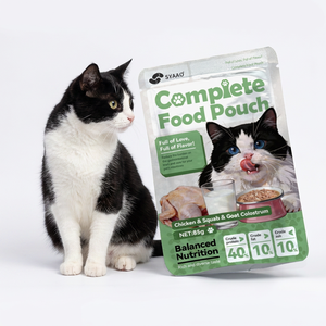 Nouvelles pochettes de nourriture humide pour chat, saveurs variées, au lait de chèvre, pour chats et chiens - Product Image 1